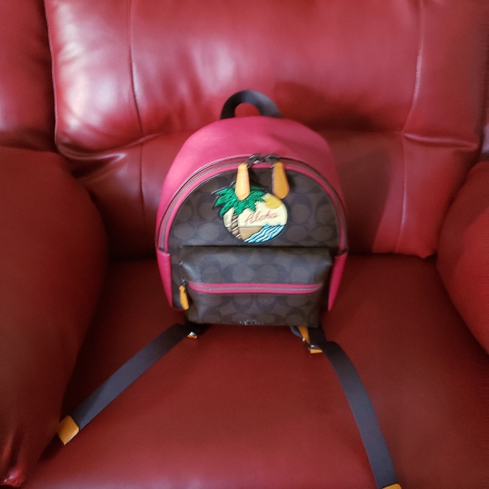 Coach mini charlie backpack